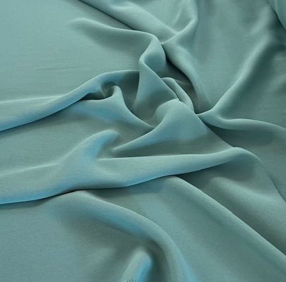 Voal dublu netransparent turcoaz